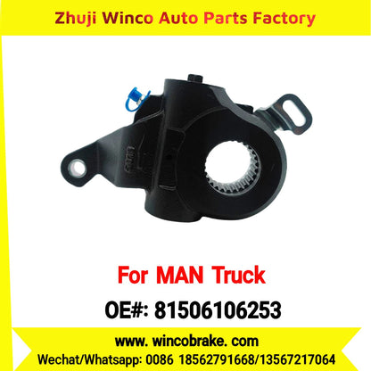 Winco OEM 81506106253 Automatic Slack Adjuster Fit MAN Truck and Bus Spare Parts LH 26 Teeth Replace Haldex 80084