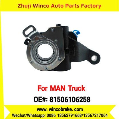 Winco OEM 81506106258 Automatic Slack Adjuster Fit MAN Truck and Bus Spare Parts RH 26 Teeth Replace Haldex 80086