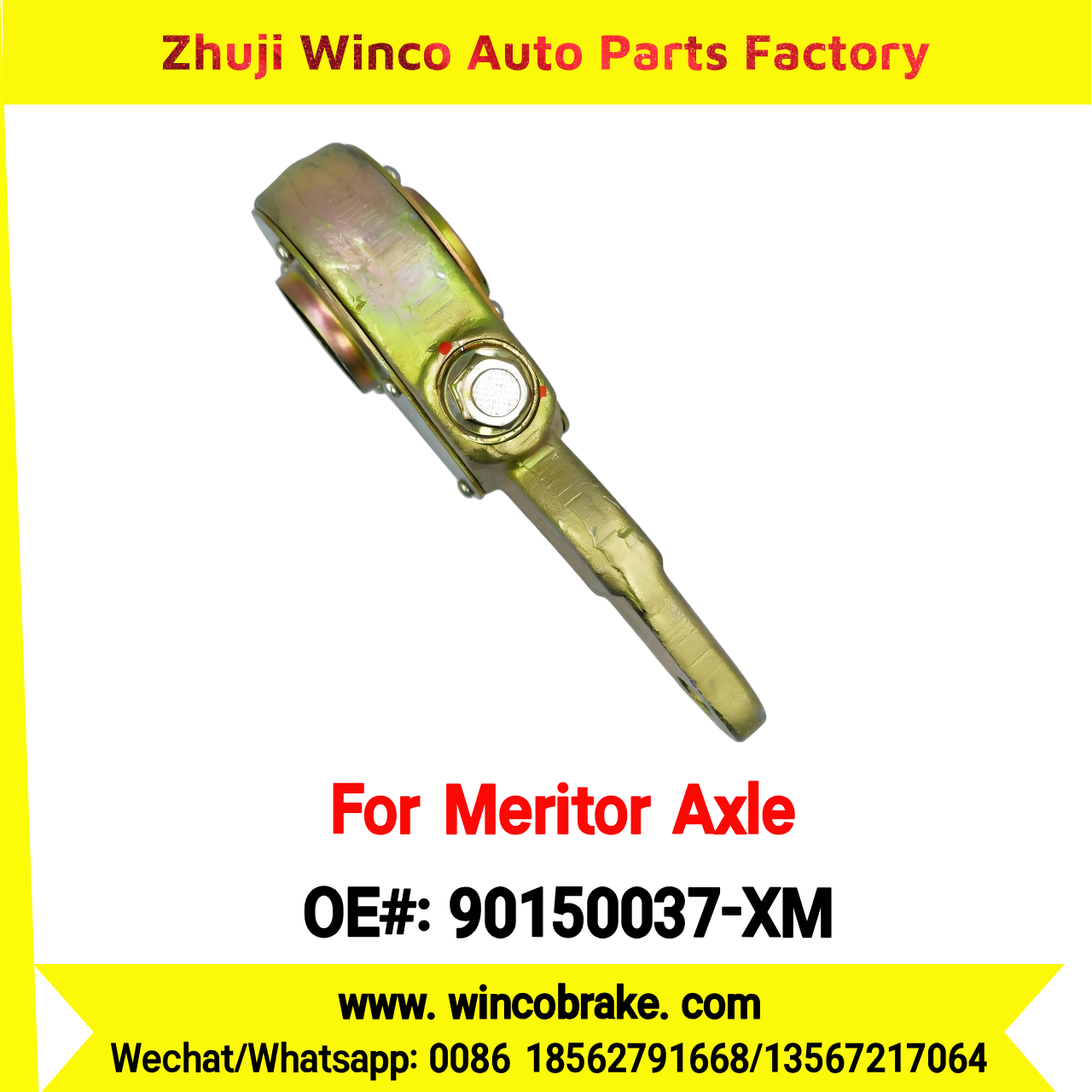 Winco OEM 90150037-XM Manual Slack Adjuster for Truck Brake Systems 24 Teeth Meritor Axle Haldex Replacement SUIT TO AMERICAN TRUCKS
