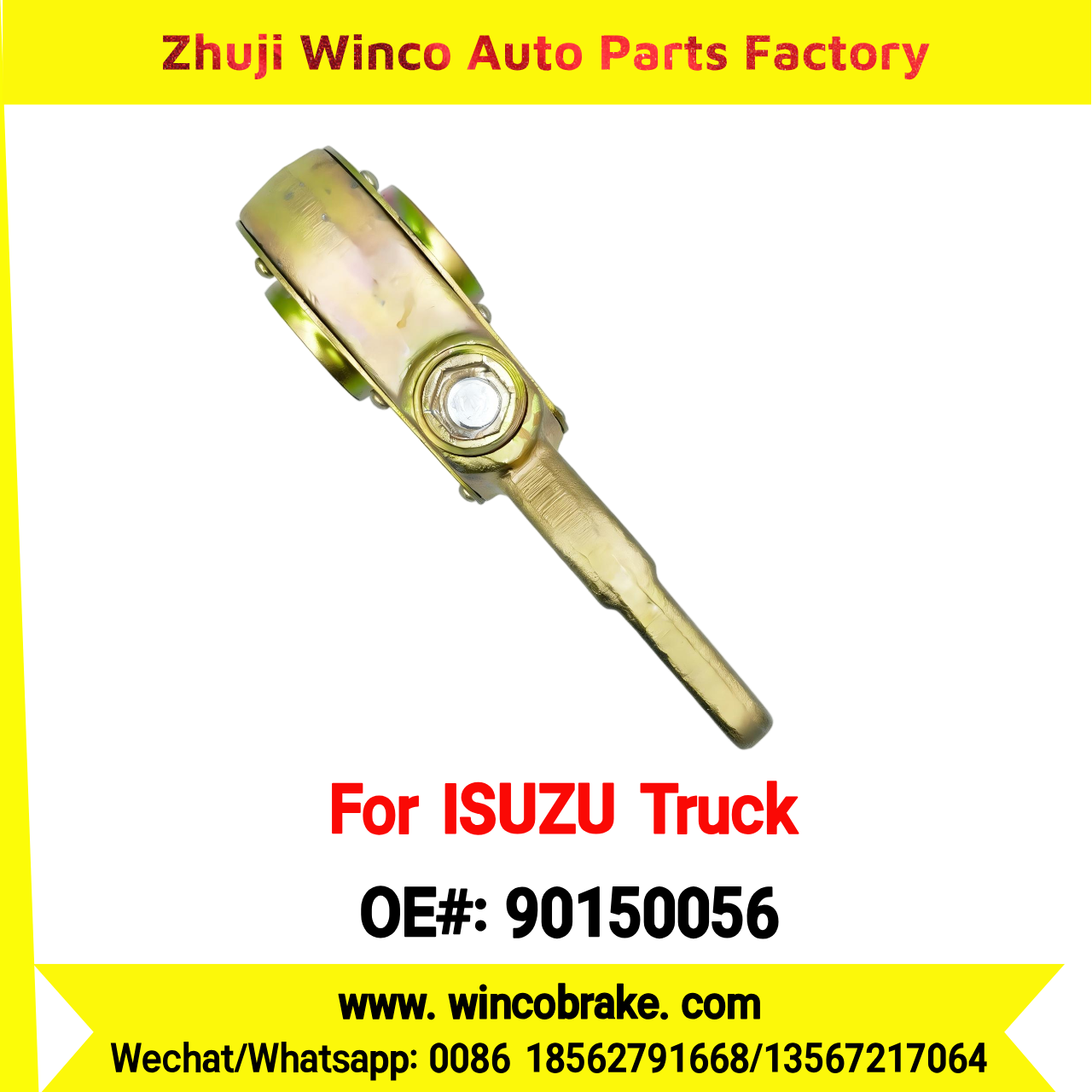 Winco OEM 90150056 Manual Slack Adjuster for Suit to Japanese ISUZU Trucks VC61 6WG1-TCG51 Engine 24 Teeth Spare Parts to Fit Trailer for Southeast Asia Market