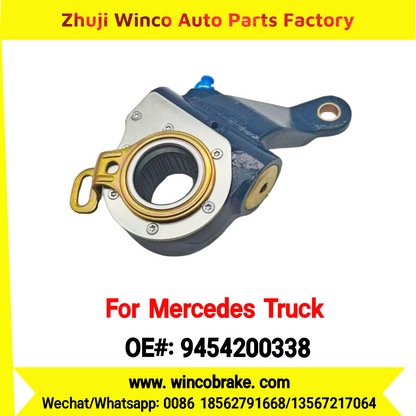 Winco OEM 9454200338 Brake Adjuster for Mercedes Benz Truck Automatic Slack Adjuster Auto Parts Brake Adjusting Arm Haldex TO FIT MERCEDES Trucks 26 Teeth Replace Haldex