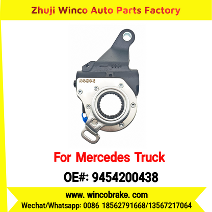 Winco OEM 9454200438 Automatic Slack Adjuster Brake Adjuster for Mercedes Benz Truck ACTROS TRUCKS Auto Parts Brake Adjusting Arm Haldex TO FIT MERCEDES Trucks 26 Teeth Replace Haldex