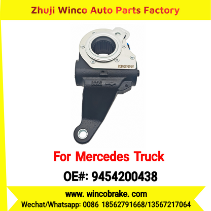 Winco OEM 9454200438 Automatic Slack Adjuster Brake Adjuster for Mercedes Benz Truck ACTROS TRUCKS Auto Parts Brake Adjusting Arm Haldex TO FIT MERCEDES Trucks 26 Teeth Replace Haldex