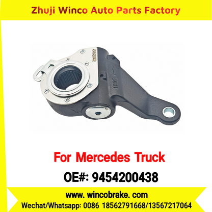Winco OEM 9454200438 Automatic Slack Adjuster Brake Adjuster for Mercedes Benz Truck ACTROS TRUCKS Auto Parts Brake Adjusting Arm Haldex TO FIT MERCEDES Trucks 26 Teeth Replace Haldex