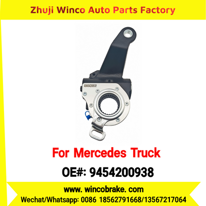 Winco OEM 9454200938 Automatic Slack Adjuster Brake Adjuster for Mercedes Benz Truck ACTROS TRUCKS Auto Parts Brake Adjusting Arm Haldex TO FIT MERCEDES Trucks 26 Teeth Replace Haldex