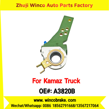 Winco OEM A3820B Automatic Slack Adjuster for 37 Teeth KAMAZ Truck КАМАЗ ПРИЦЕП СЗАП-93271А, СЗАП L1 (12 ТОНН) to Replace HALDEX Russian Heavy Duty