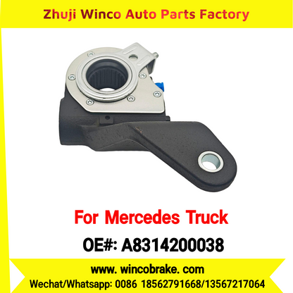 Winco OEM A8314200038 Automatic Slack Adjuster Brake Adjuster for Mercedes Benz Truck BIS 1626 EURO 4 Auto Parts Brake Adjusting Arm Haldex TO FIT MERCEDES Trucks 24 Teeth Replace Haldex