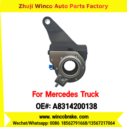 Winco OEM A8314200138 Automatic Slack Adjuster Brake Adjuster for Mercedes Benz Truck BIS 1626 EURO 4 Auto Parts Brake Adjusting Arm Haldex TO FIT MERCEDES Trucks 24 Teeth Replace Haldex