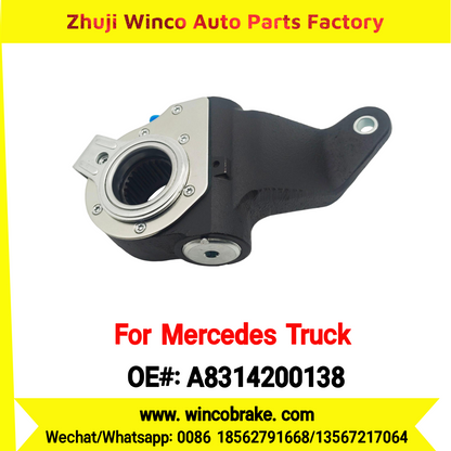 Winco OEM A8314200138 Automatic Slack Adjuster Brake Adjuster for Mercedes Benz Truck BIS 1626 EURO 4 Auto Parts Brake Adjusting Arm Haldex TO FIT MERCEDES Trucks 24 Teeth Replace Haldex
