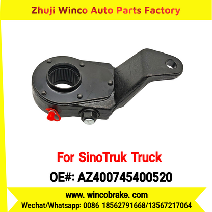Winco OEM AZ400745400520 Manual Slack Adjuster for Suit to China Sinotruk Truck HOWO FRONT WHEEL 26 Teeth SPARE PARTS