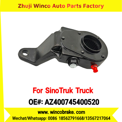 Winco OEM AZ400745400520 Manual Slack Adjuster for Suit to China Sinotruk Truck HOWO FRONT WHEEL 26 Teeth SPARE PARTS