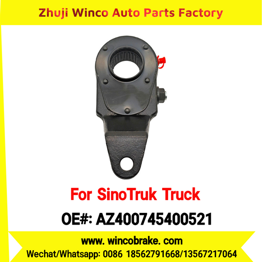 Winco OEM AZ400745400521 Manual Slack Adjuster for Suit to China Sinotruk Truck HOWO FRONT WHEEL 26 Teeth SPARE PARTS