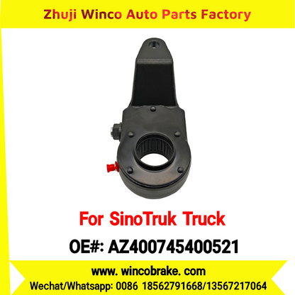 Winco OEM AZ400745400521 Manual Slack Adjuster for Suit to China Sinotruk Truck HOWO FRONT WHEEL 26 Teeth SPARE PARTS