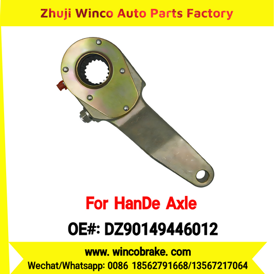 Winco OEM DZ90149446012 Manual Slack Adjuster for Suit to China HanDe Axle 35T Front Left 1 Hole 19 Teeth Brake Systems