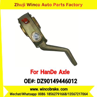 Winco OEM DZ90149446012 Manual Slack Adjuster for Suit to China HanDe Axle 35T Front Left 1 Hole 19 Teeth Brake Systems