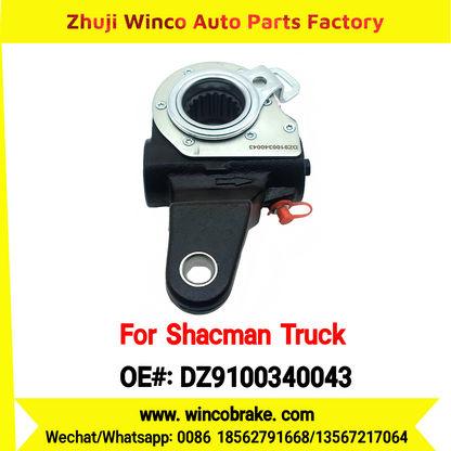 Winco OEM DZ9100340043 Automatic Slack Adjuster for Suit to Shacman Truck X3000 Rear Left 19 Teeth Spare Parts