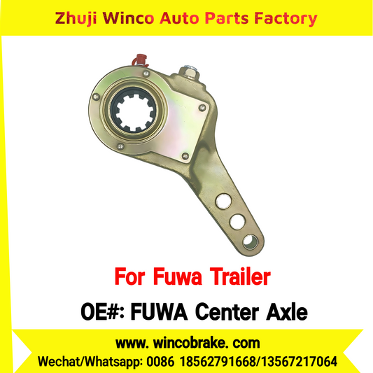 Winco OEM Fuwa Center Axle Manual Slack Adjuster for Suit to China Fuwa Trailer Center Axle 3 Hole 10 Teeth Brake Systems