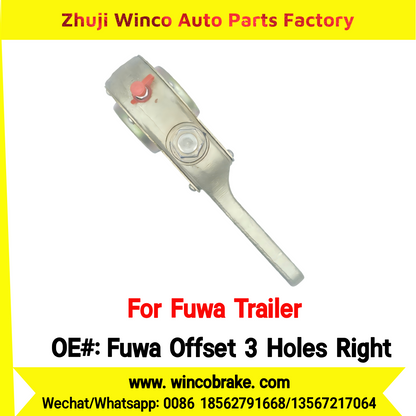 Winco OEM Fuwa Offset 3 Holes Right Manual Slack Adjuster for Suit to China Fuwa Trailer Center Axle 3 Hole 10 Teeth Brake Systems
