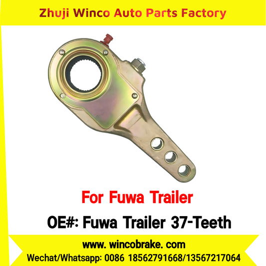 Winco OEM Fuwa Trailer 37-Teeth Manual Slack Adjuster for Suit to China Fuwa Trailer 3 Hole 37 Teeth Brake Systems