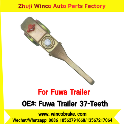 Winco OEM Fuwa Trailer 37-Teeth Manual Slack Adjuster for Suit to China Fuwa Trailer 3 Hole 37 Teeth Brake Systems