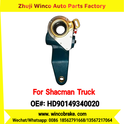Winco OEM HD90149340020 Automatic Slack Adjuster for Suit to Shacman Truck X3000 Rear Left Axle 19 Teeth Spare Parts