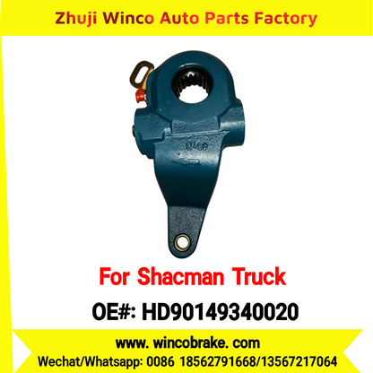 Winco OEM HD90149340020 Automatic Slack Adjuster for Suit to Shacman Truck X3000 Rear Left Axle 19 Teeth Spare Parts