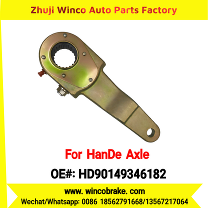 Winco OEM HD90149346182 Manual Slack Adjuster for Suit to China HanDe Axle 40T Front Left 1 Hole 20 Teeth Brake Systems