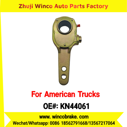 Winco OEM KN44061 Manual Brake Slack Adjuster Semi Truck Trailer Straight 28 Spline Brake Systems Accessory American Trucks Type To Replace Haldex KN44061