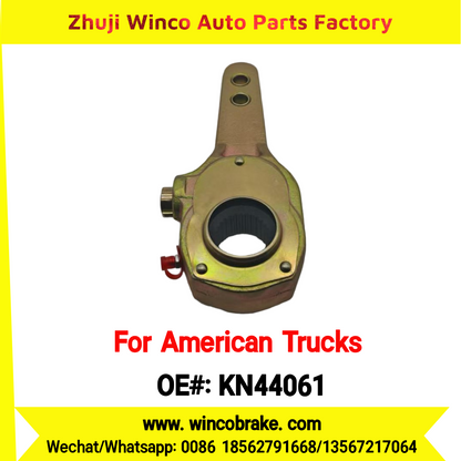Winco OEM KN44061 Manual Brake Slack Adjuster Semi Truck Trailer Straight 28 Spline Brake Systems Accessory American Trucks Type To Replace Haldex KN44061