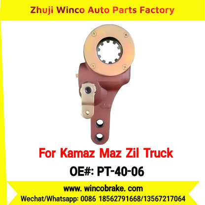 Winco OEM PT-40-06 Automatic Slack Adjuster for 10 Teeth KAMAZ Truck ПАЗ, КрАЗ, КАвЗ to Replace HALDEX Russian Heavy Duty