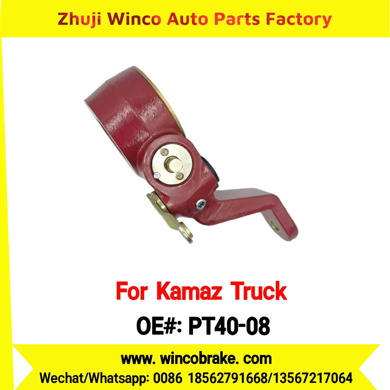 Winco OEM PT40-08 Manual Slack Adjuster for KAMAZ Trucks LH 10 Teeth