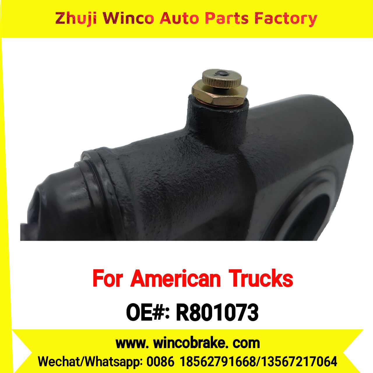 Winco OEM R801073 Automatic Slack Adjuster for Meritor R801073 / 139.2831 / E11401 28 Spline 5.5" Truck Brake Systems