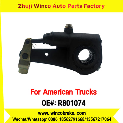Winco OEM R801074 Freightliner Automatic Slack Adjuster for Meritor 28 Spline Truck Brake Systems New Condition for Truck