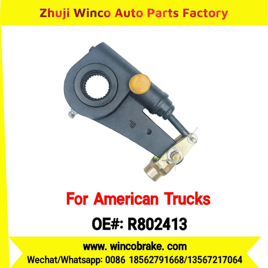 Winco OEM R802413 Automatic Slack Adjuster for Truck Brake Systems 28 Teeth Meritor R802413 Replacement SUIT TO AMERICAN TRUCKS