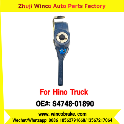 Winco OEM S4748-01890 Automatic Slack Adjuster Suit to Japanese HINO Truck 700 Series 14 Teeth Spare Parts To Replace Haldex Slack Adjuster Hino 700