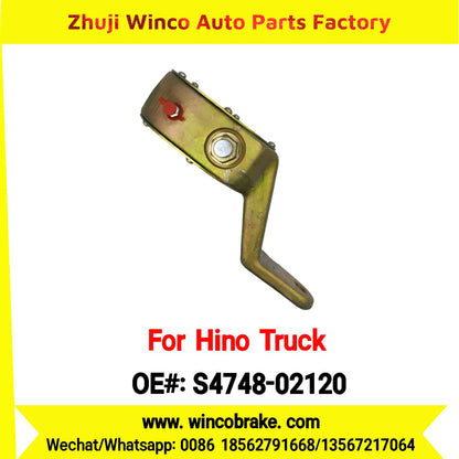 Winco OEM S4748-02120 Manual Slack Adjuster for Suit to Japanese Hino Trucks Back Right 12 Teeth Spare Parts to Fit Trailer for Southeast Asia Market