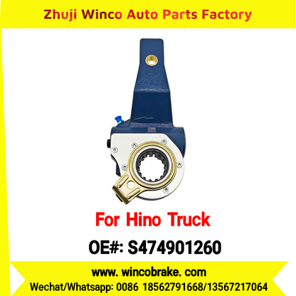 Winco OEM S474901260 Automatic Slack Adjuster Suit to Japanese HINO Truck 700 Series 14 Teeth Spare Parts To Replace Haldex Slack Adjuster Hino 700