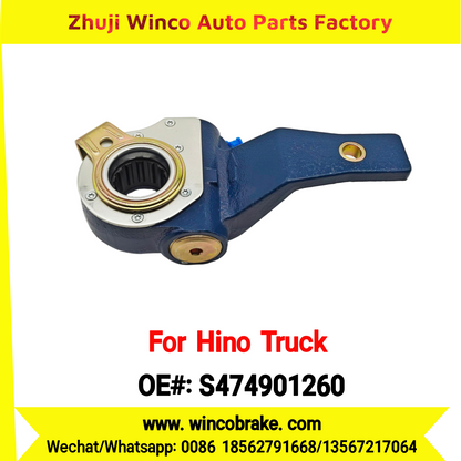 Winco OEM S474901260 Automatic Slack Adjuster Suit to Japanese HINO Truck 700 Series 14 Teeth Spare Parts To Replace Haldex Slack Adjuster Hino 700