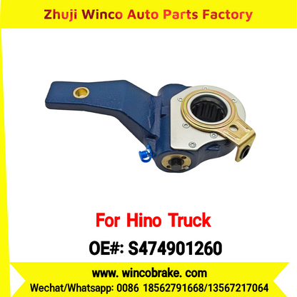 Winco OEM S474901260 Automatic Slack Adjuster Suit to Japanese HINO Truck 700 Series 14 Teeth Spare Parts To Replace Haldex Slack Adjuster Hino 700