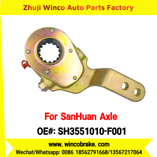 Winco OEM SH3551010-F001 Manual Slack Adjuster for Auto Adjusting Arm for SanHuan Axle Spare Parts X3000 Left 14 Teeth