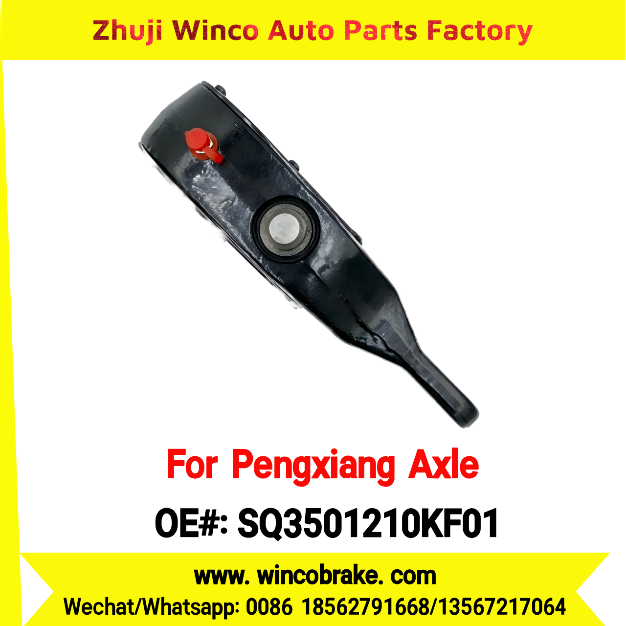 Winco OEM SQ3501210KF01 Manual Slack Adjuster for Suit to Chinese Pengxiang Axle 25T Straight Front 26 Teeth