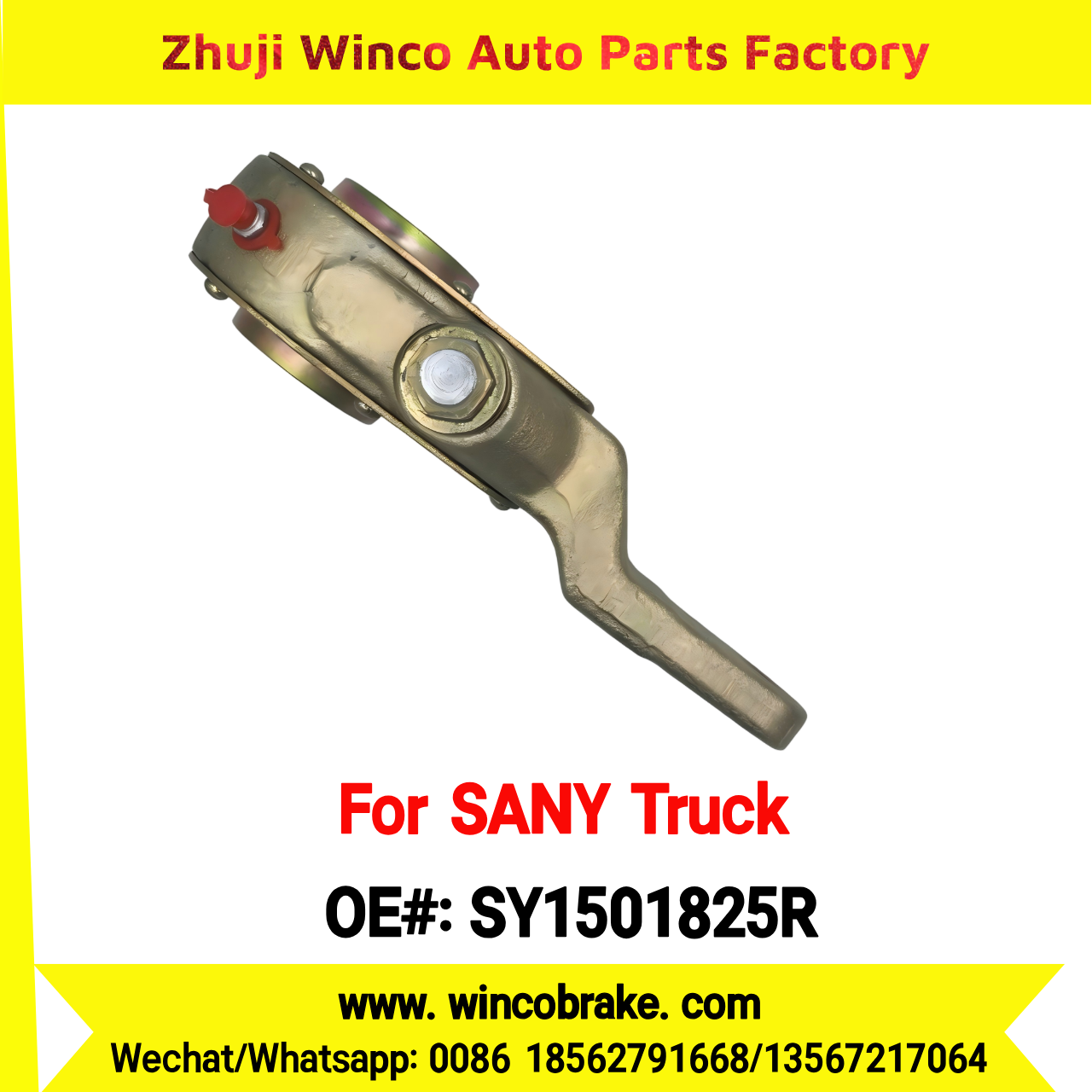 Winco OEM SY1501825R Manual Slack Adjuster for Suit to Chinese SANY Trucks Right 25 Teeth