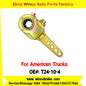 Winco OEM T24-10-4 Manual Brake Slack Adjuster MERITOR AXLE Truck Trailer Straight 4 Holes 10 Spline Brake Systems Accessory American Trucks Type To Replace Haldex