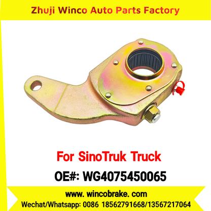 Winco OEM WG4075450065 Manual Slack Adjuster for Suit to China Sinotruk Truck HOWO SITRAK 26 Teeth SPARE PARTS
