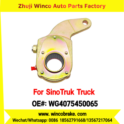 Winco OEM WG4075450065 Manual Slack Adjuster for Suit to China Sinotruk Truck HOWO SITRAK 26 Teeth SPARE PARTS