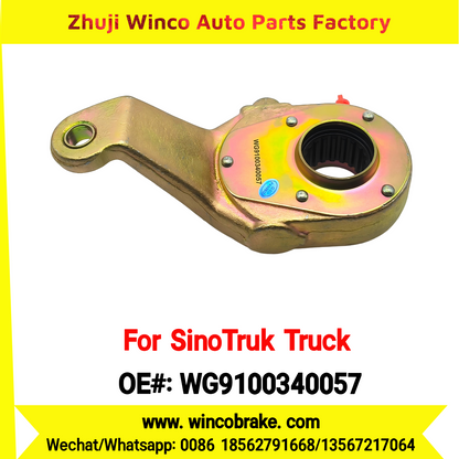 Winco OEM WG9100340057 Manual Slack Adjuster for Suit to China Sinotruk Truck LH Howo Styer Back 19 Teeth SPARE PARTS