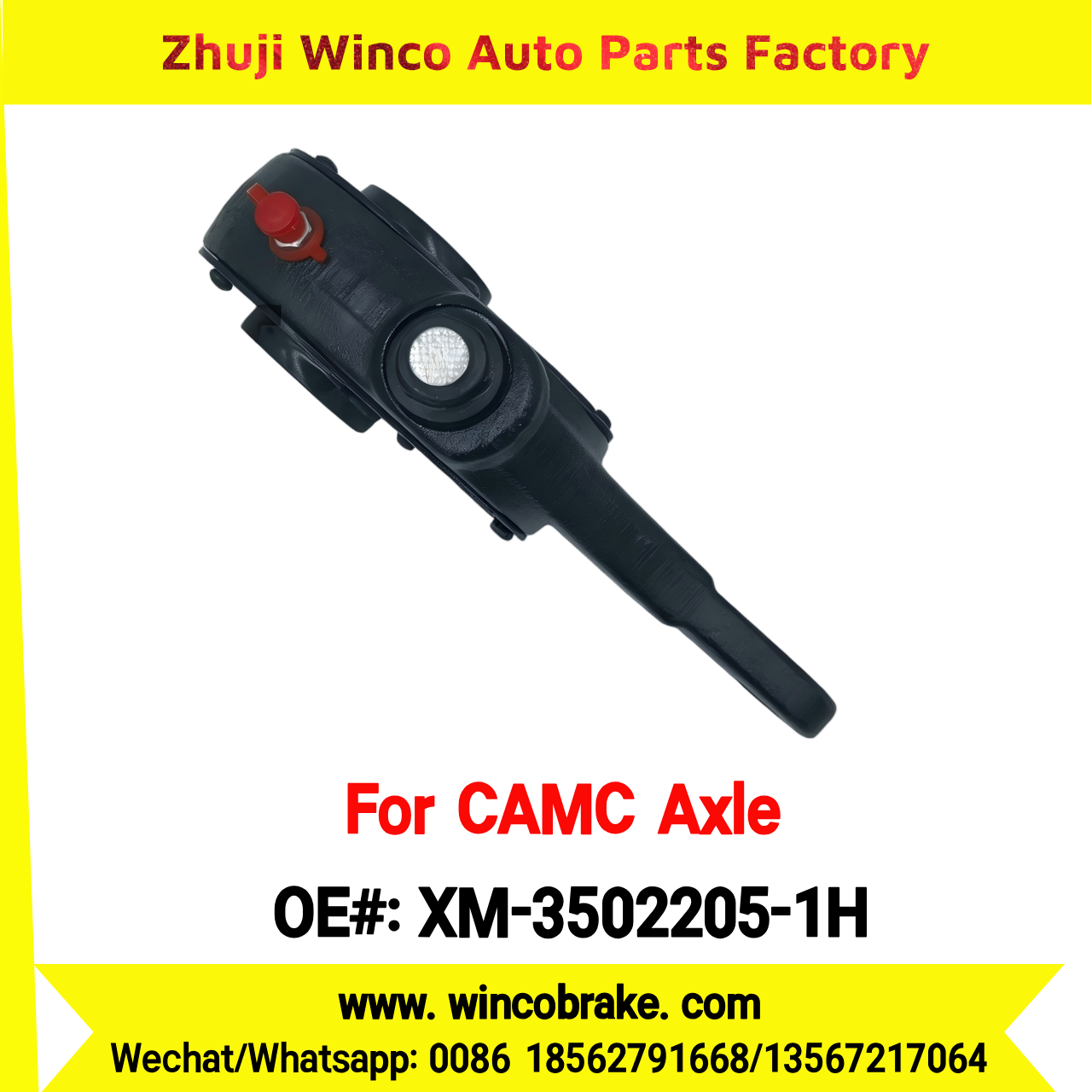 Winco OEM XM-3502205-1H Manual Slack Adjuster for Suit to Chinese CAMC Axle Middle 10 teeth