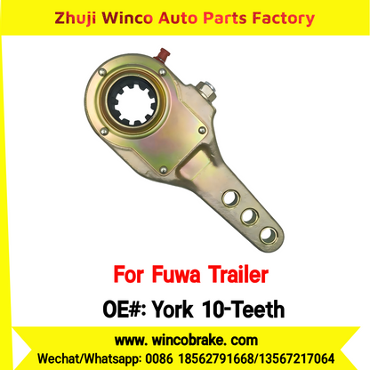 Winco OEM Fuwa Trailer York 10-Teeth Manual Slack Adjuster for Suit to China Fuwa Trailer 3 Hole 10 Teeth Brake Systems